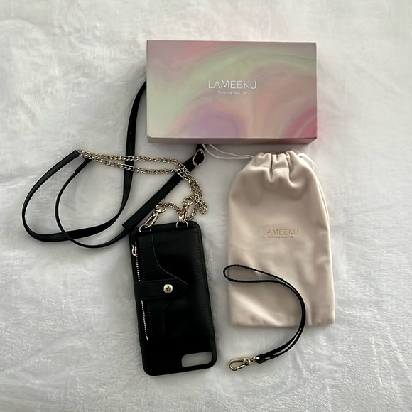 iPhone 7 Plus/8 Plus Crossbody and Wristlet PU Leather Case Wallet - Picture 8 of 14